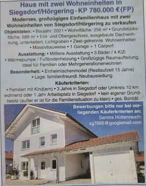 Foto - 13 Zimmer Mehrfamilienhaus, Wohnhaus zum Kaufen in Siegsdorf
