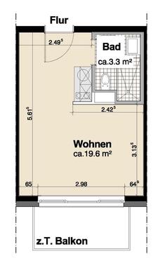 Foto - Etagenwohnung in Münster zur Miete