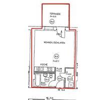 1 Raum-Wohnung, 45 m², Westseite - mit Terrasse im schönen Park - Magdeburg Diesdorf