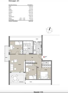 Foto - 4.5 Zimmer Dachgeschoßwohnung in Waldshut-Tiengen