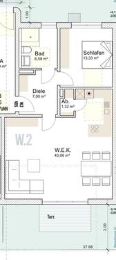 Foto - 2 Zimmer Erdgeschoßwohnung in Petershausen