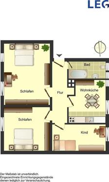 Foto - 3 Zimmer Erdgeschoßwohnung in Osnabrück