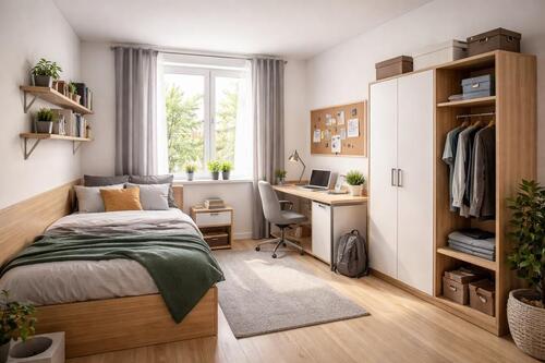 Foto - WG Möbliertes Studentenzimmer 12 qm All-Inclusive Dortmund Süd