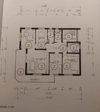 Foto - 4 Zimmer Wohnung - 1.340,00 EUR Kaltmiete,