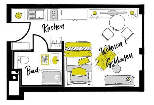 Foto - Möblierte Wohnung - Komfort Apartments 'Urban.In Ingolstadt'