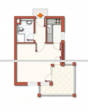 Foto - 1.5 Zimmer Erdgeschoßwohnung in Weißenhorn