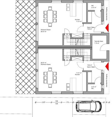 Foto - Doppelhaushälfte in Bad Lippspringe zur Miete