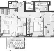 Geschmackvolle, neuwertige 3,5-Zimmer-Wohnung mit Balkon und EBK - Schorndorf