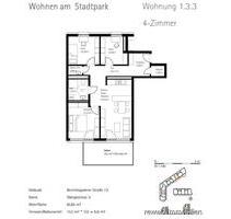 Neubau: 4-Zimmerwohnung im 3. Obergeschoss inkl. Tiefgarage - Burghausen