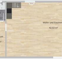 Renovierte 1-Zimmer-Wohnung mit Einbauküche in Bahnhofsnähe - Boizenburg/Elbe
