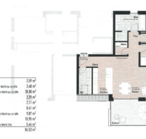 3,5 Zimmer DG-Wohnung mit Ausblick - Waldachtal