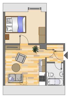 Foto - 1 Zimmer Dachgeschoßwohnung zur Miete in Wetter (Ruhr)
