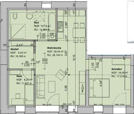 Foto - 3 Zimmer Erdgeschoßwohnung in Steinhöfel
