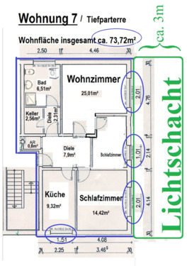 Foto - 3 Zimmer Etagenwohnung zur Miete in Bad Pyrmont