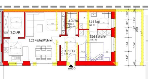 Foto - Moderne 2-Zimmer-Wohnung in Hochmoor KfW 55 EE