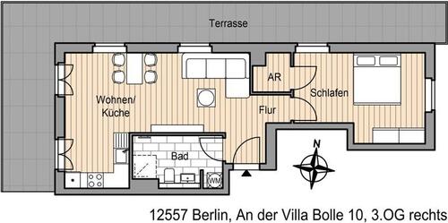 Foto - 2 Zimmer Etagenwohnung in Berlin
