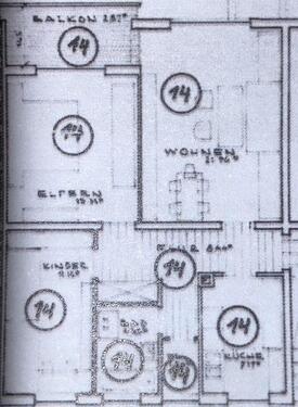 Foto - 3 Zimmer Wohnung - 830,00&nbsp;EUR Kaltmiete, ca.&nbsp; 73,00&nbsp;m&sup2;