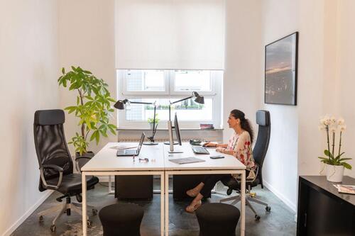 Foto - Stylisches 3er Büro in Düsseldorf - sofort frei, möbliert, zentral