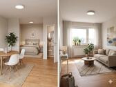 Foto - Geschmackvolle 1,5-Zimmer-Wohnung mit PKW Stellpl.Loggia, EBK in