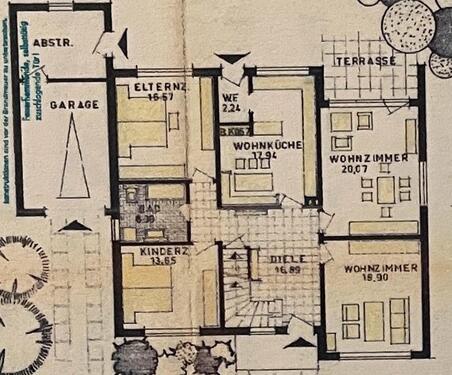 Foto - 4 ZKB in zentraler Siedlungslage m. Garten, Garage und Keller