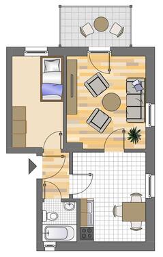 Foto - 2 Zimmer Etagenwohnung zur Miete in Wetter (Ruhr)