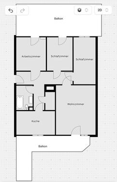 Foto - Großzügige 4-Zimmer Wohnung mit 2 Balkonen in ruhiger Lage