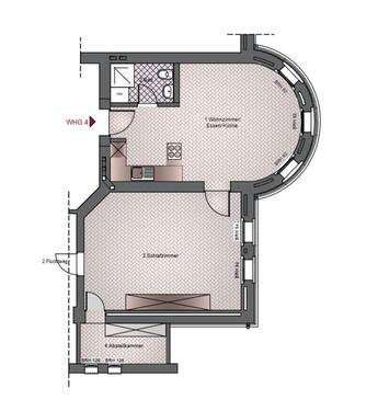 Foto - 2 Zimmer Erdgeschoßwohnung zur Miete in Berlin