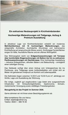 Foto - 4 Zimmer Erdgeschoßwohnung zur Miete in Kirchheimbolanden