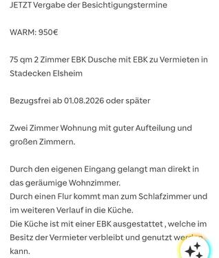 Foto - 2 Zimmer Etagenwohnung in Stadecken-Elsheim