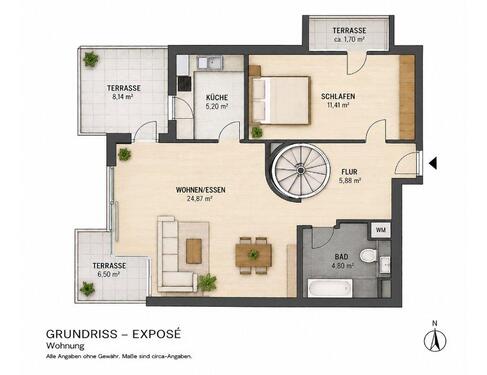 Foto - 2 Zimmer Maisonettenwohnung zum Kaufen in München