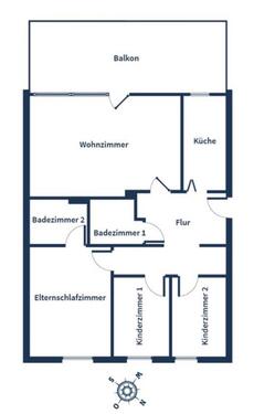 Foto - 4 Zimmer Wohnung 99qm , EBK , Terrasse, Stellplatz