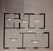 Hell 2,5 Raum Wohnung ca. 75m² mit Dachterrasse in Tangerhütte