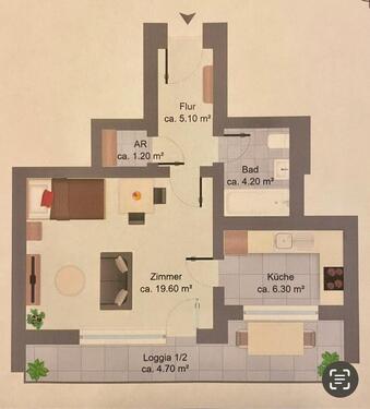 Foto - Etagenwohnung in Haar