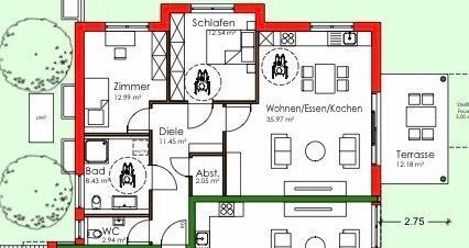Foto - Etagenwohnung zur Miete in Biberach an der Riß