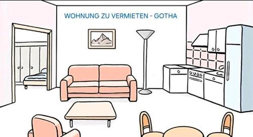 Foto - Wohnung in Gotha Thüringen zu vermieten