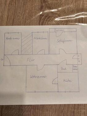 Foto - 4 Zimmer Etagenwohnung zur Miete in Neubrandenburg