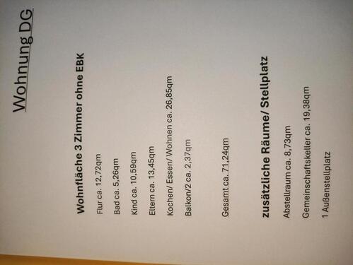 Foto - 3 Zimmer Dachgeschoßwohnung zur Miete in Zolling