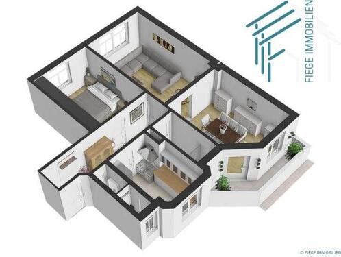 Foto - Sehr gepflegte neu sanierte Altbauwohnung in zentraler Lage