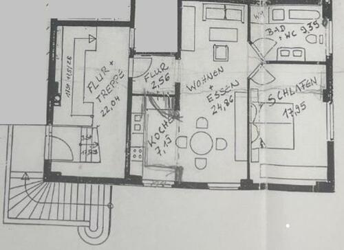 Foto - Charmante 2-Zimmer-Wohnung in ruhiger Lage – Erlenbach, Streit
