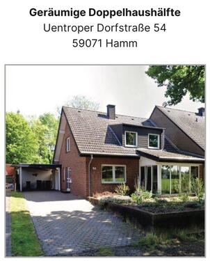 Foto - Haus Doppelhaushälfte in Hamm Uentrop