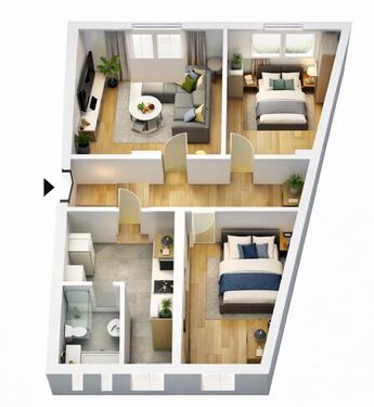 Foto - Frisch renov. 3-Zi-ETW in HH-Wilstorf, PROVISIONSFREI FÜR KÄUFER