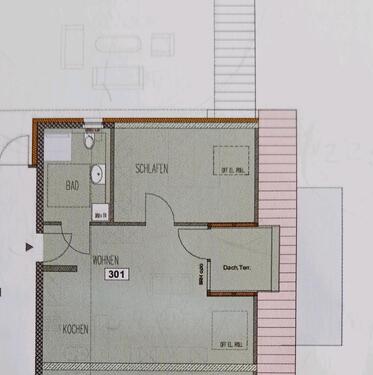 Foto - 2 Zimmer Etagenwohnung zur Miete in Dotternhausen