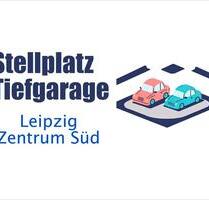 Tiefgaragenstellplatz in der Schletterstr Leipzig zu vermieten