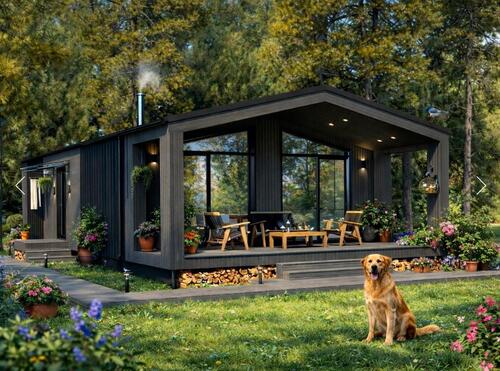 Foto - Modernes Modulhaus (Neubau) zu verkaufen – 65 m² 