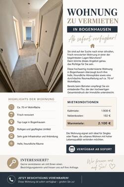 Foto - Renovierte 3-Zimmer Wohnung in Bogenhausen