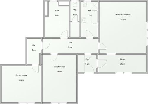 Foto - Etagenwohnung zur Miete in Johannesberg