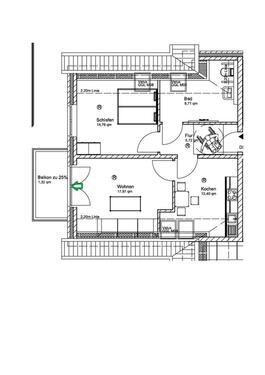 Foto - 2 Zimmer Dachgeschoßwohnung in Barum