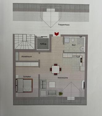 Foto - 2 Zimmer Dachgeschoßwohnung zum Kaufen in Offingen