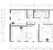 Helle 3-Zimmer-Wohnung mit Garage in zentraler Lage - Großbreitenbach