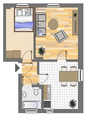 Foto - 2 Zimmer Etagenwohnung zur Miete in Menden (Sauerland)